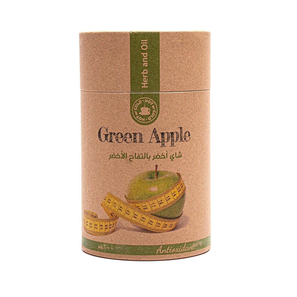 [8684209862069] [8684209862069] Green tea with apple, made from herbs and oil, 60 grams