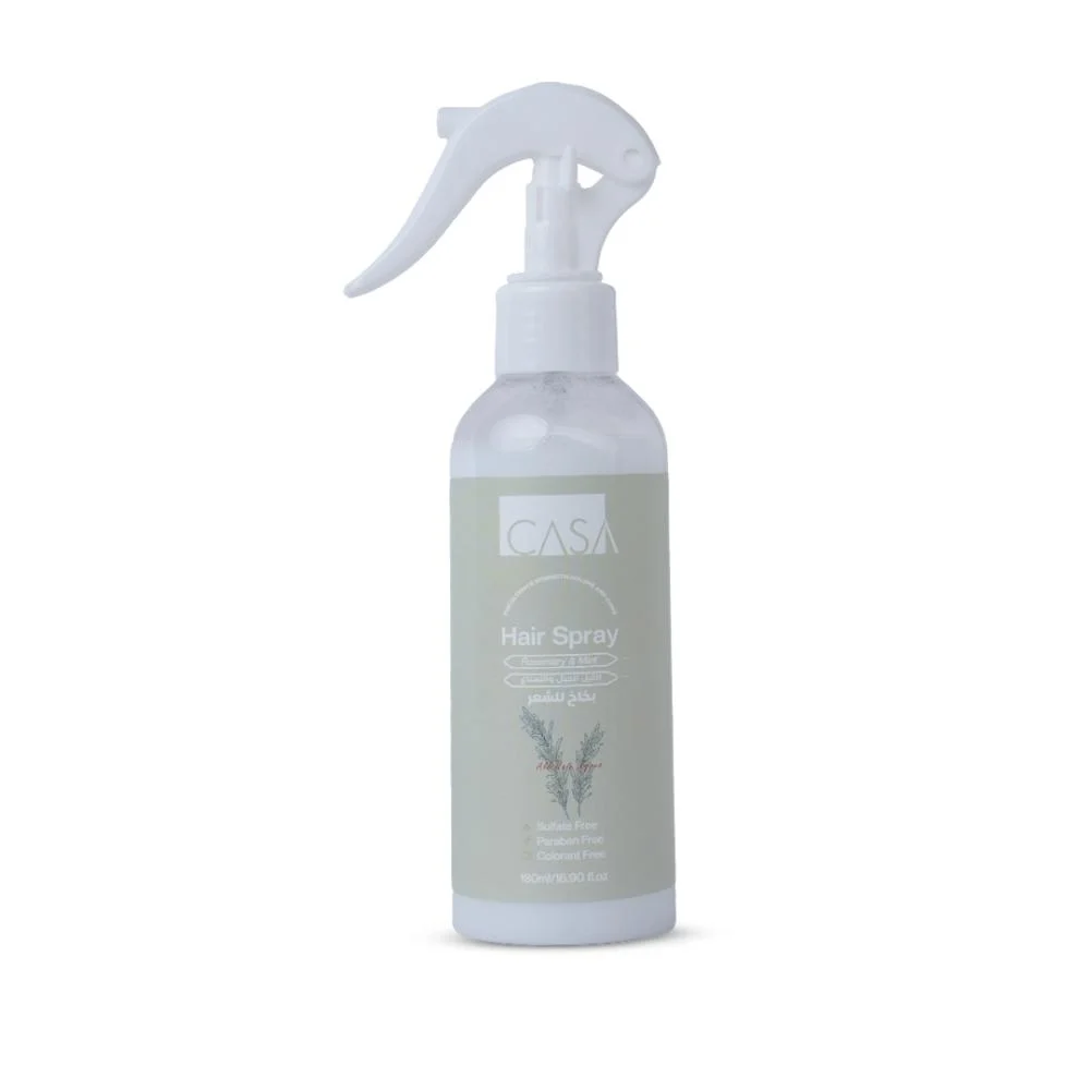 [5061015134352] بخاخ بخلاصة اكليل الجبل والنعناع للشعر من كازا - 180 مل